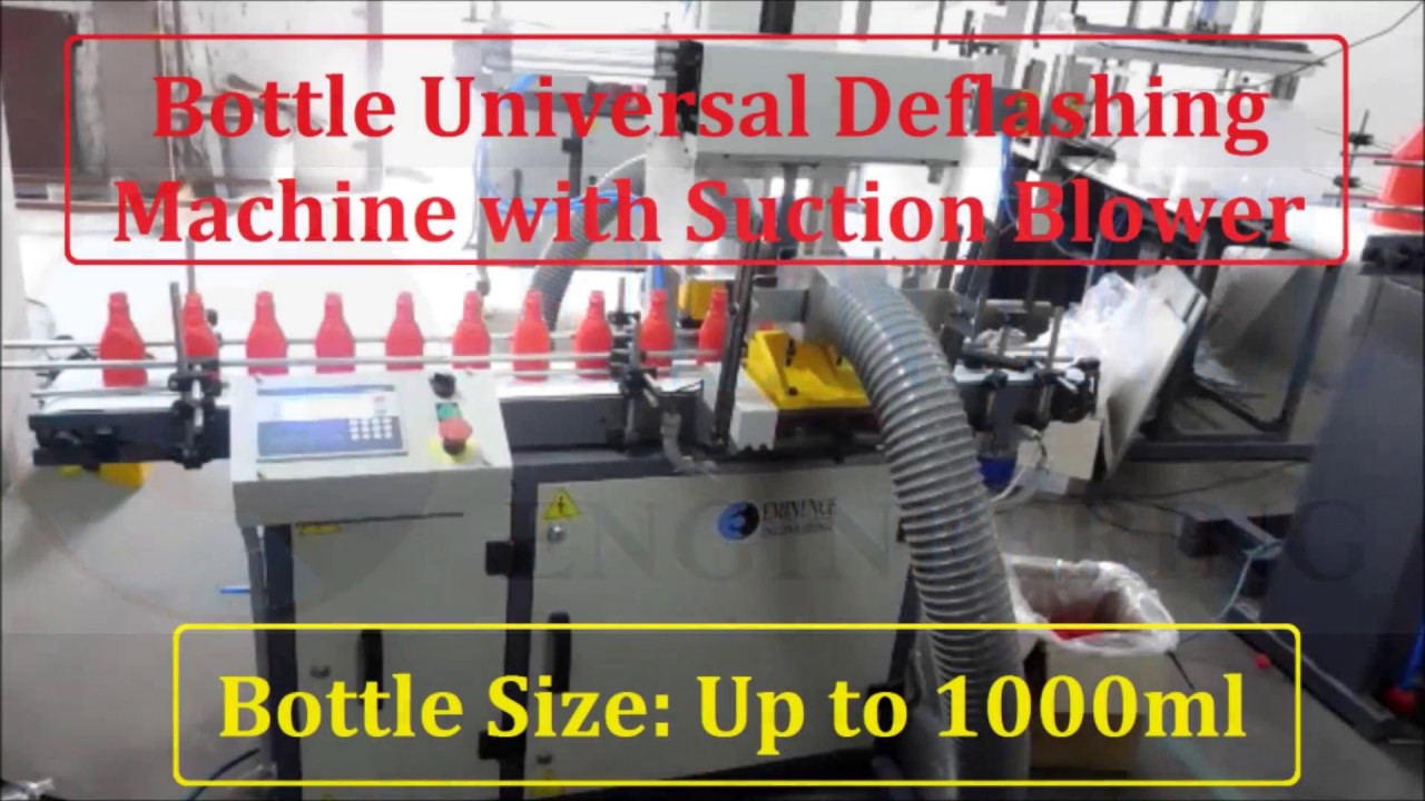 Offline Bottle Universal Deflashing Machine with Suction Blower
