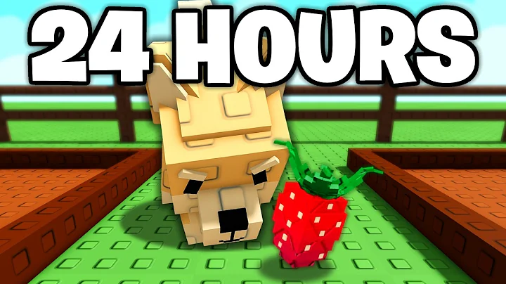 Using ONLY Seeds my Shiba Inu Dig Up for 24 Hours!