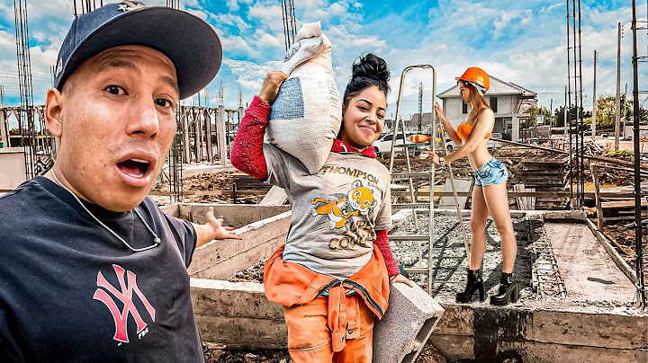 Un día TRABAJANDO con MUJERES ALBAÑILES