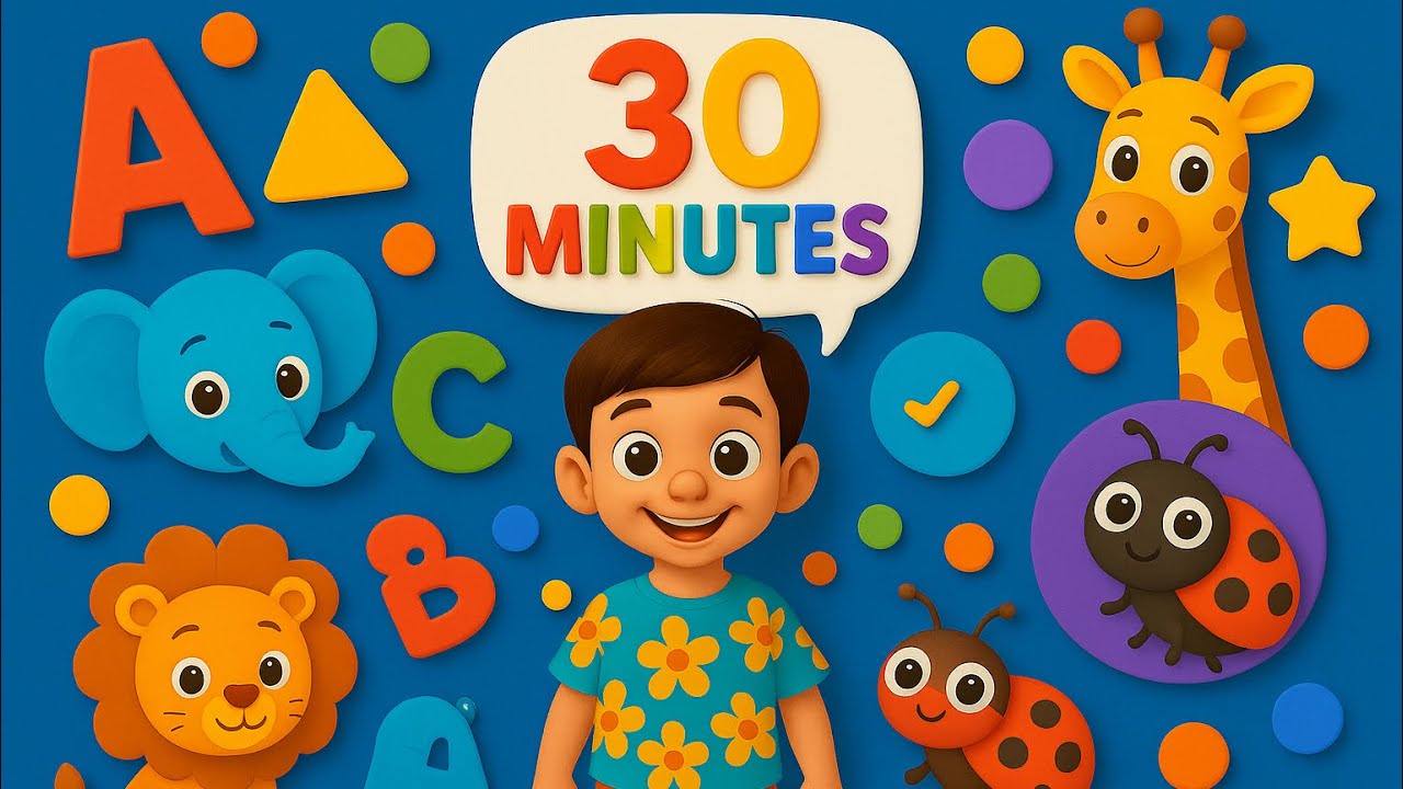 30 Minutes Fun | Nursery Rhymes | Kids songs | Educational Rhymes ...