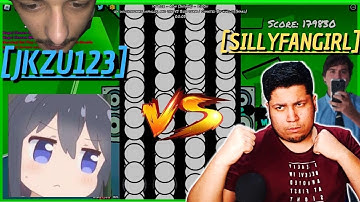 SillyFangirl vs THE BEST FUNKY FRIDAY PLAYER: @jkzu123  THE REMATCH | Roblox Funky Friday 1v1