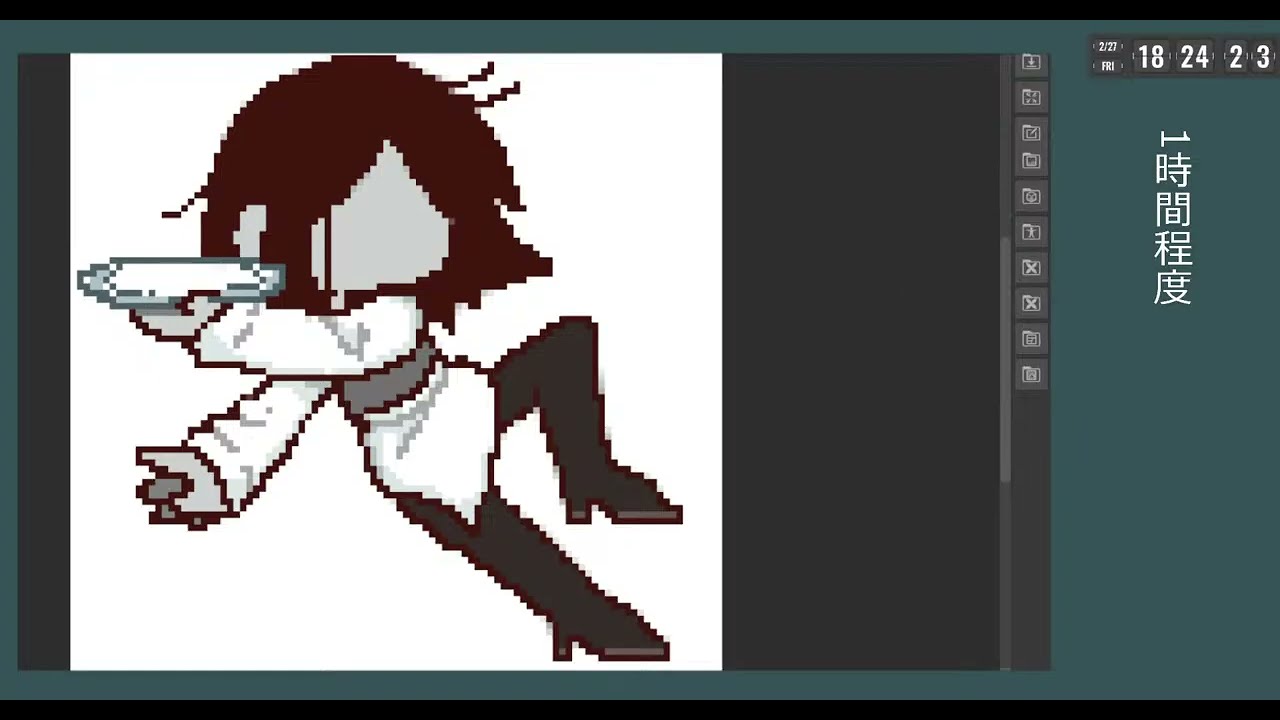 1時間程度お絵描き（無言）