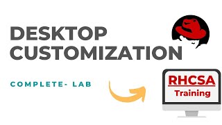 Desktop Customisation in Red Hat Enterprise Linux ]Step by Step in Hindi