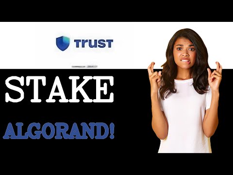 How To Stake Algorand On Trust Wallet (2025)