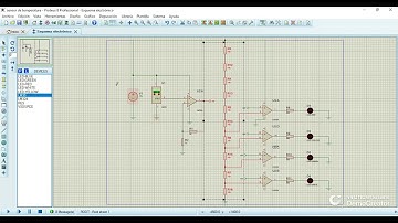 Sensor de Temperatura con OPAMP en Proteus