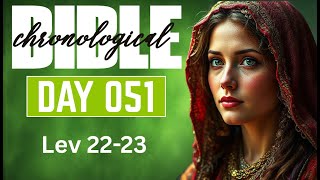 Day 051 Lev 22-23 | One Year Chronological Audio Bible | Soothing Music & Voice | Mary Avatar