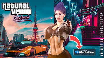 Gta5 (V) NVE Graphics Mod Pack  For Gta San Andreas Android - Natural Vision: Evolved Gta Sa Android