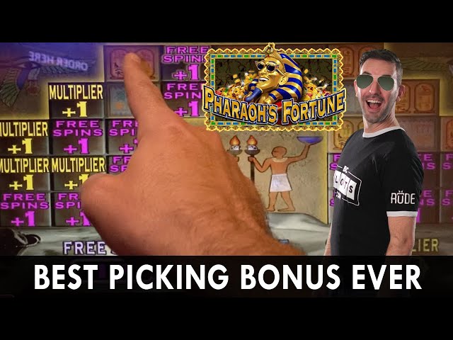 😱 BEST Picking Bonus EVER! 💸 Low Betting, HIGH Rewards 🤑 Pharaoh's Fortune #Retriggers 🎰