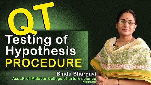 QT | Quantitative Techniques | Testing of Hypothesis | B.com, BBA, M.Com | Indodemy