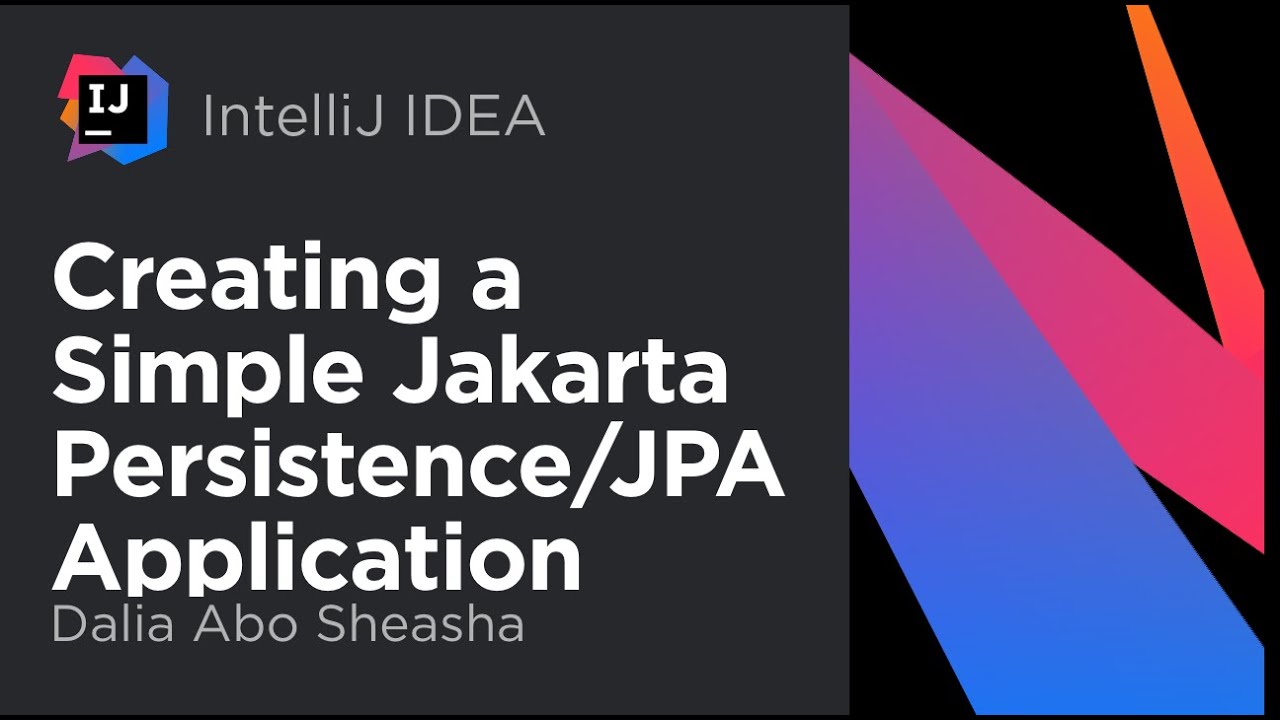 Creating a Simple Jakarta Persistence/JPA Application in IntelliJ IDEA