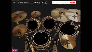 With A Smile ( feat. Kelly Badon Doodle music 🎵) Drum Cam (Drumknee 3D)