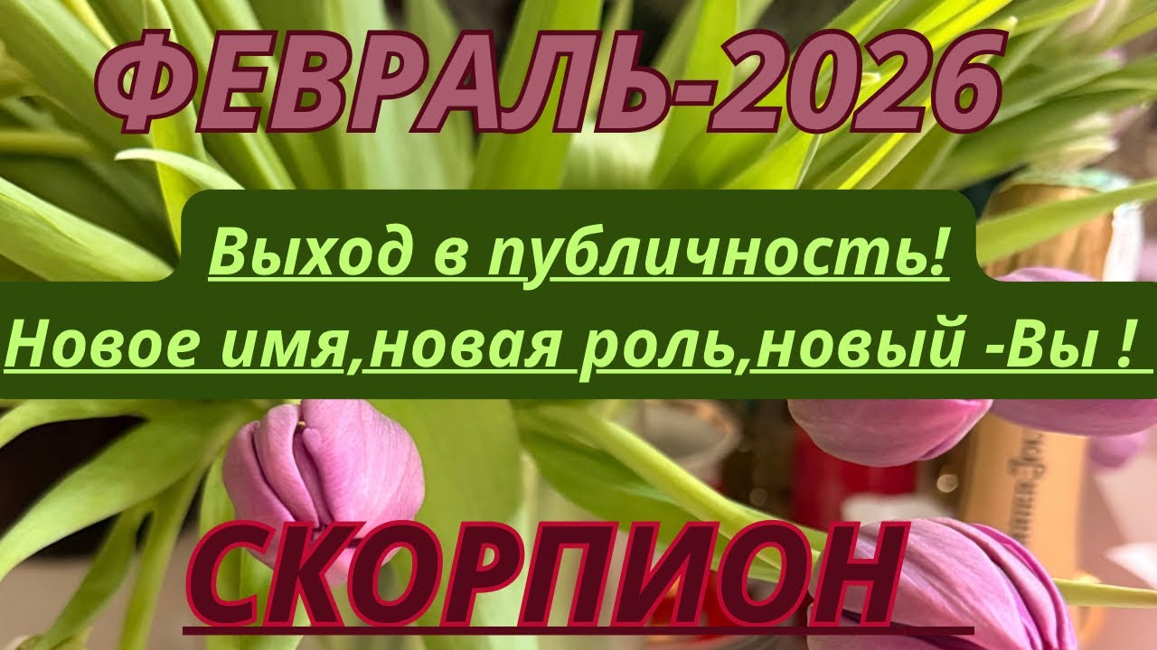 СКОРПИОН ♏️ ТАРО ПРОГНОЗ-ФЕВРАЛЬ/2026 от Alisa Belial 