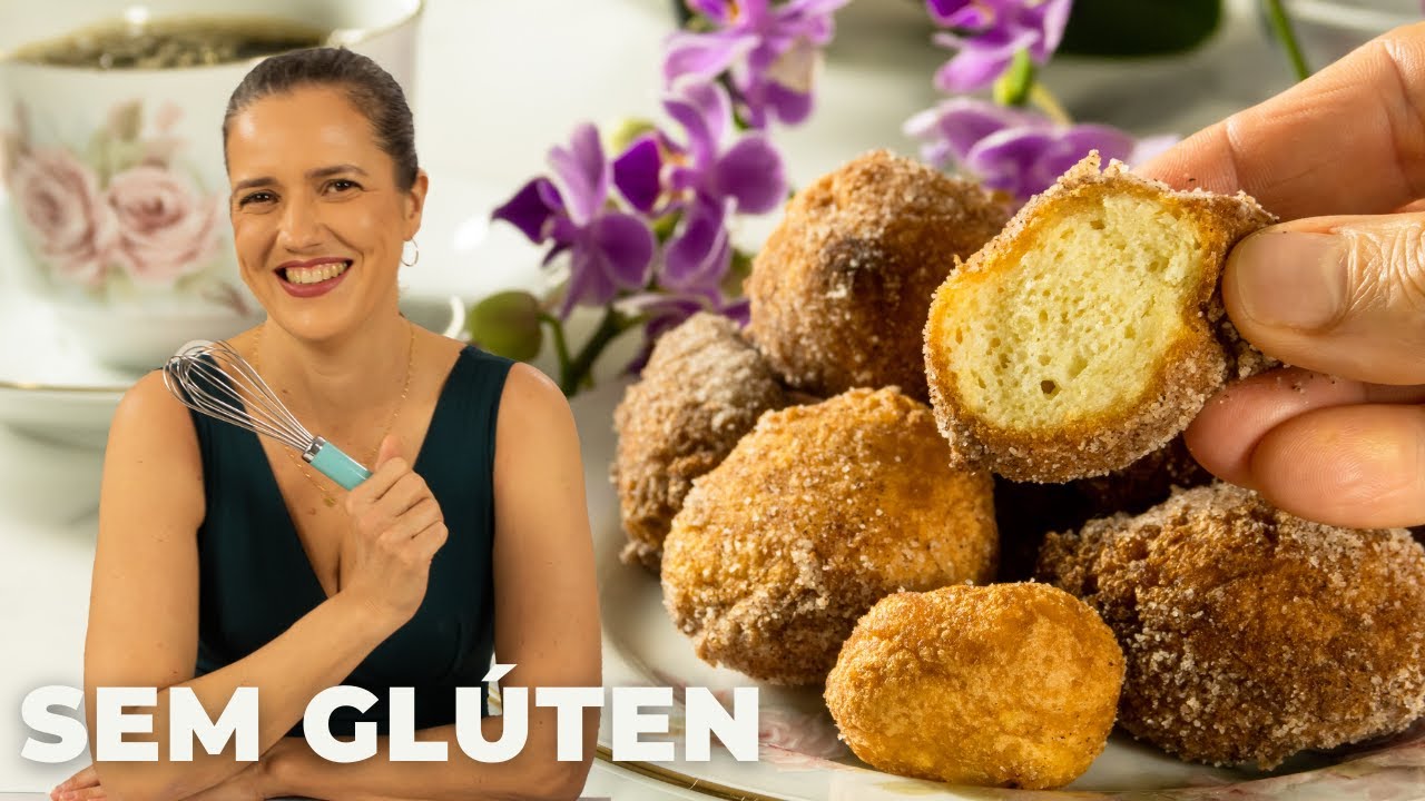 BOLINHO DE CHUVA SEM GLÚTEN - SONHO FRITO