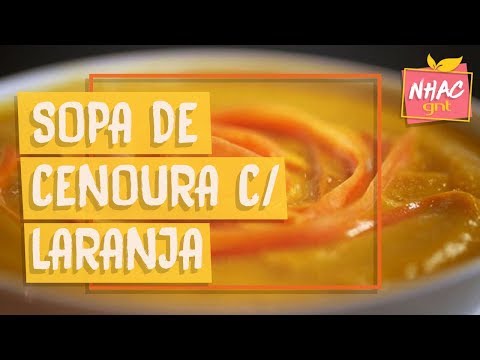 Vídeo: Sopa De Cenoura E Laranja