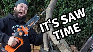 OLMOLMO 8 Inch Mini Chainsaw Review, Cordless Chainsaw by My Family Garden 1,183 views 3 months ago 16 minutes