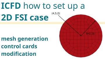 ICFD how to set up a 2D FSI case
