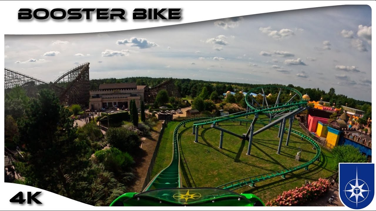 4K | BOOSTER BIKE - TOVERLAND (2025) | Front Row POV | Vekoma Motorbike