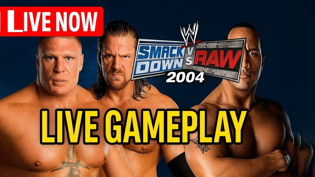 👉 WWE SmackDown vs Raw 2004 LIVE Gameplay | Classic PS2 Wrestling Action!