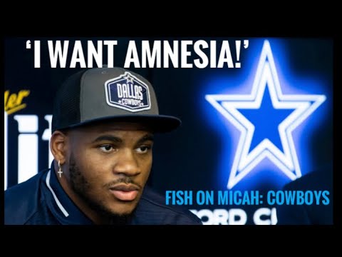 Micah Parsons WANTS TO BE SICK (with #dallascowboys ‘AMNESIA’! 😉Fish at The Star