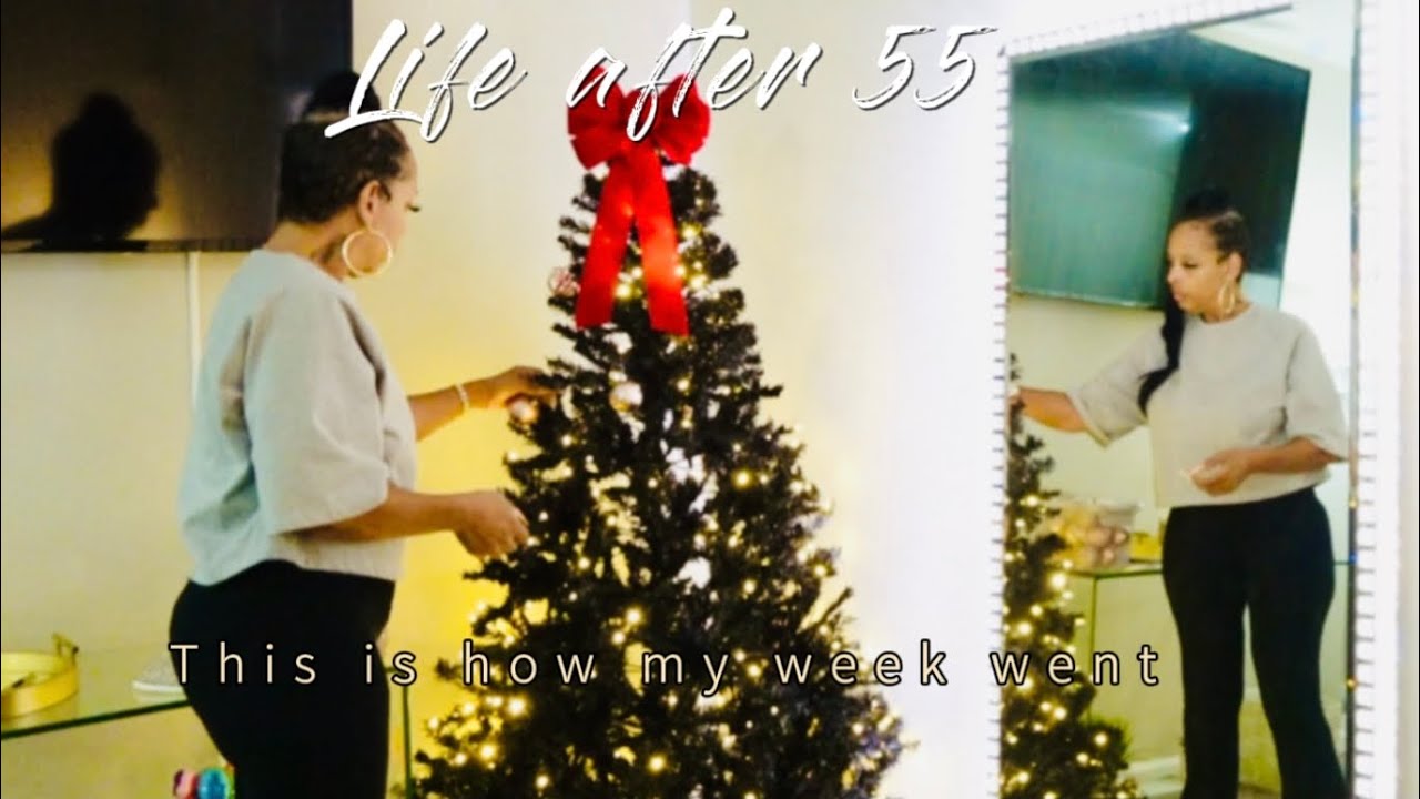 Living alone after 55|Holiday blues|Put up the tree anyway|🎉bday live|cleaning