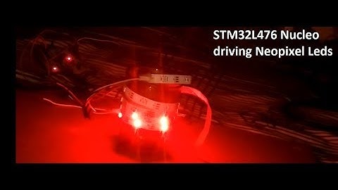 Neopixel  with STM32L4  Nucleo board