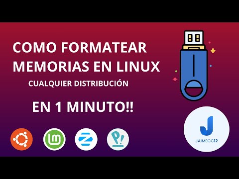 Video: ¿Cómo formateo un disco duro para Windows y Ubuntu?