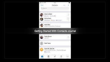 Getting started with Contacts Journal CRM