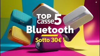 Top 5 Casse Bluetooth Economiche 2025 Tutte Sotto I 30 Offerte Amazon