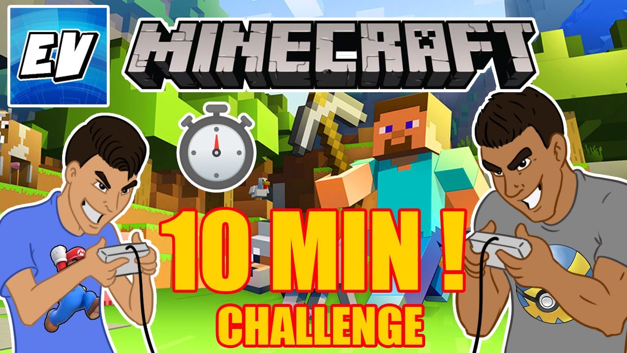 MINECRAFT CHALLENGE! Is 10 minutes enough time to build a house? - YouTube