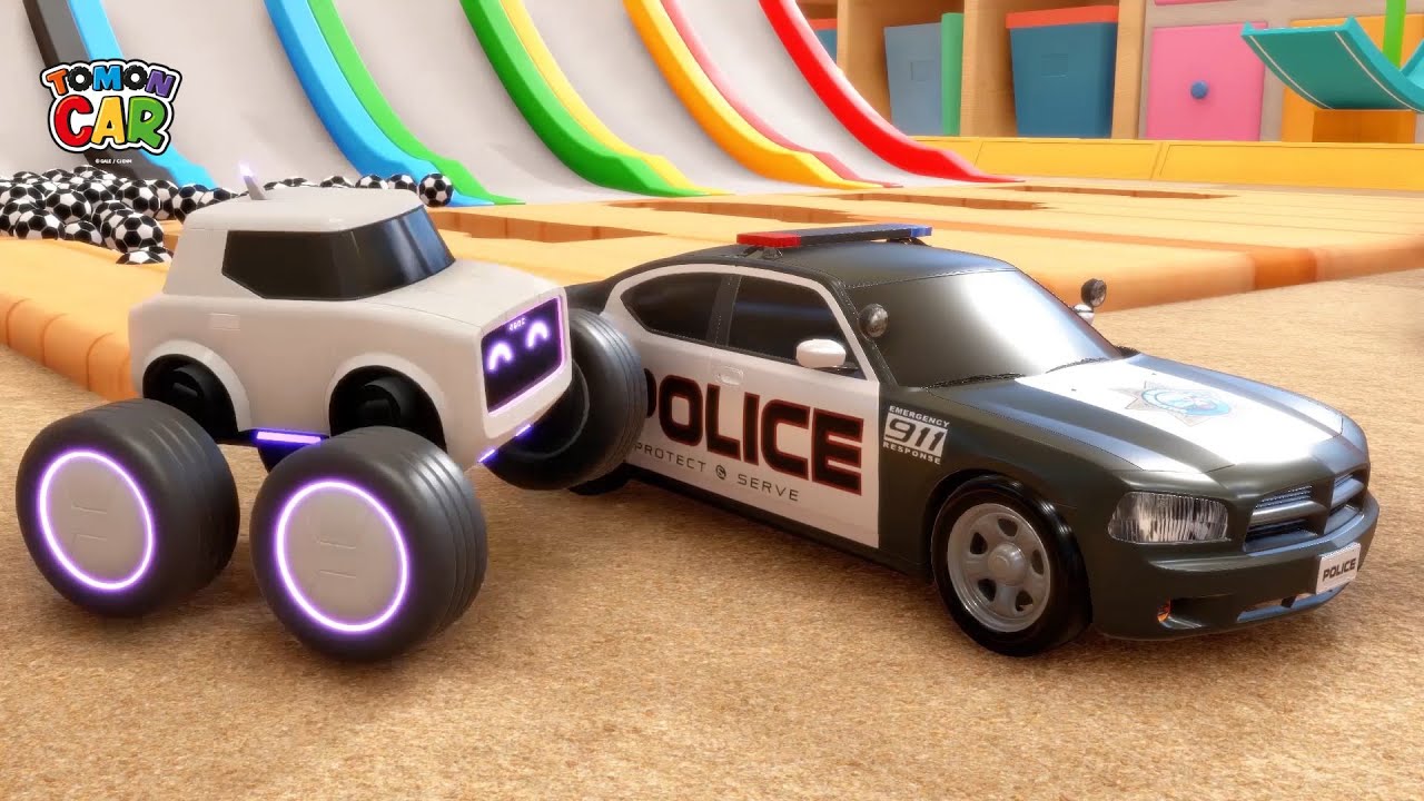 toy police cars on youtube