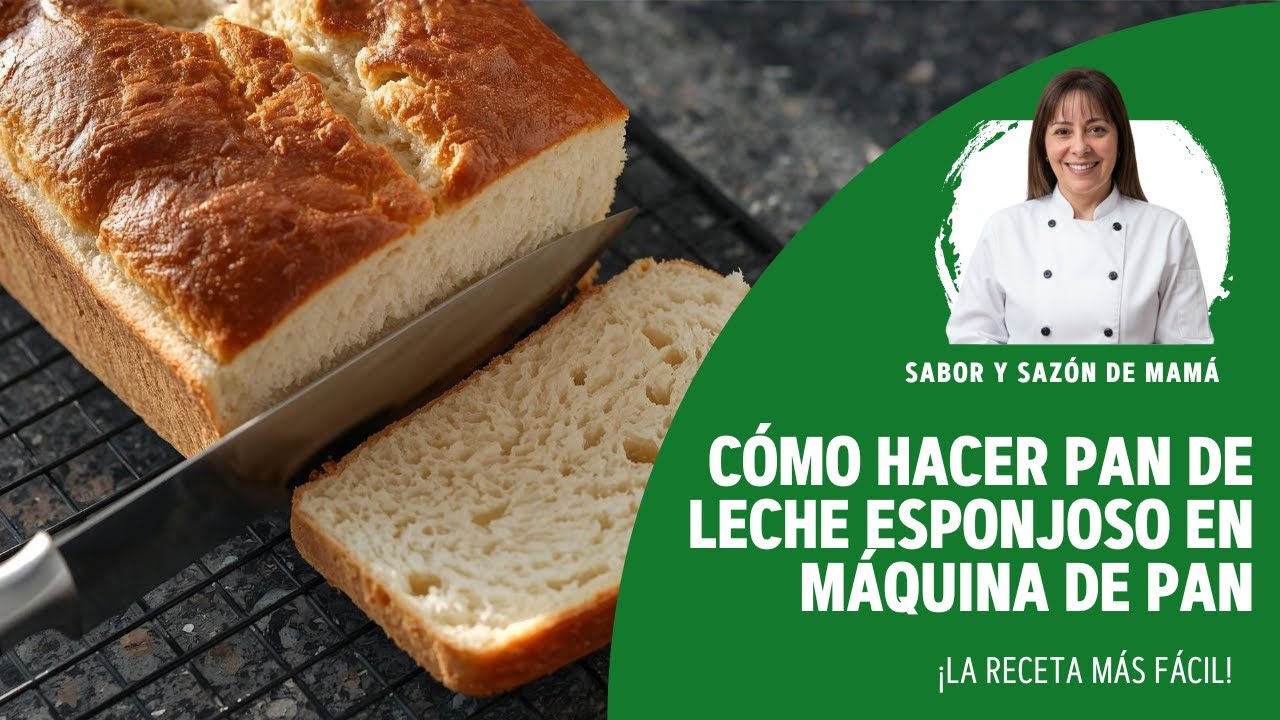 Cómo Hacer Pan de Leche Esponjoso en Máquina de Pan | ¡La Receta Más Fácil!
