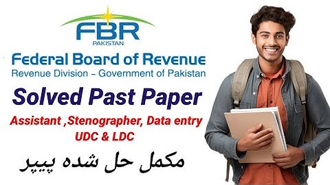 FBR solved Past Papers | fbr jobs 2024 | most repeated fbr paper question | FBR job preparation