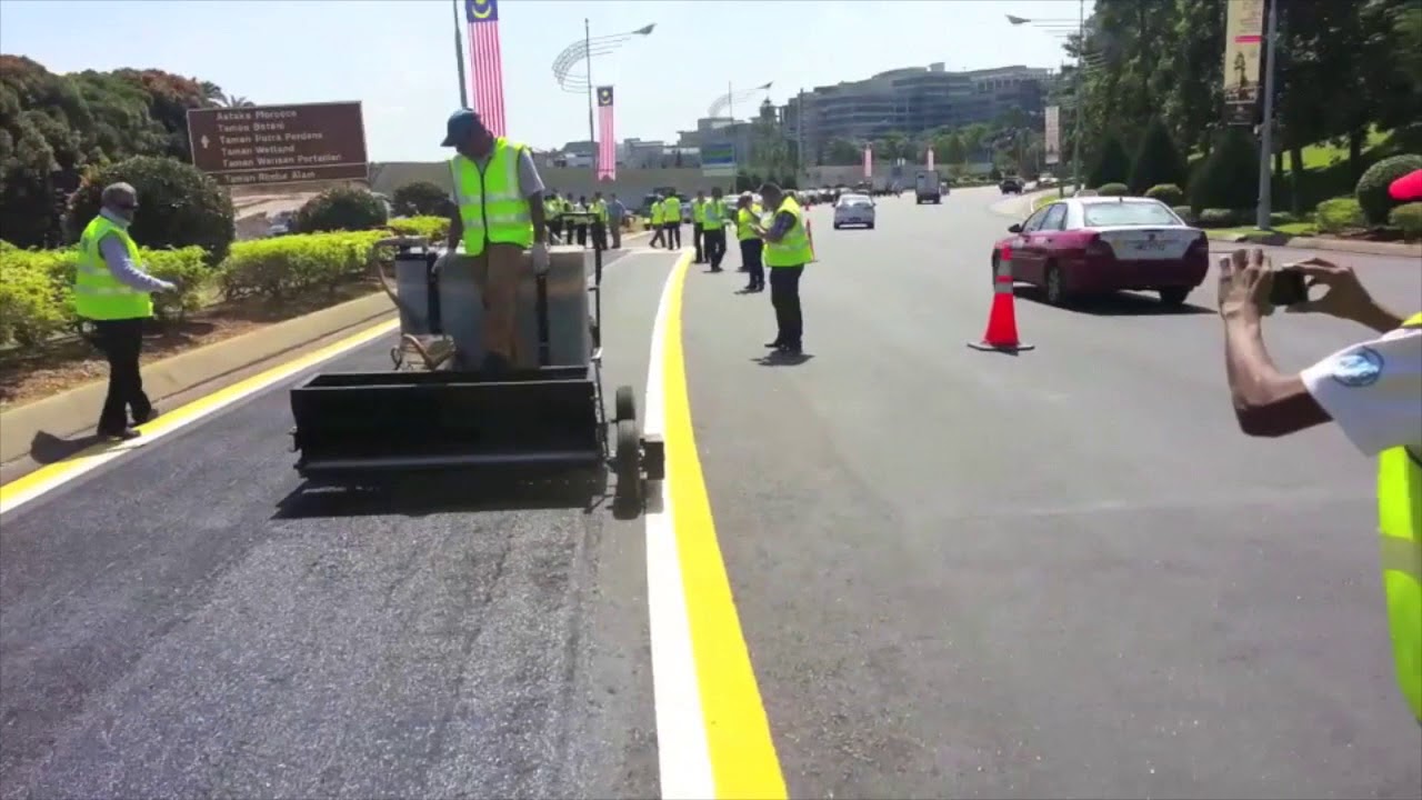 Rhinophalt Preserving Asphalt Trial for Perbadanan Putrajaya (PPJ)