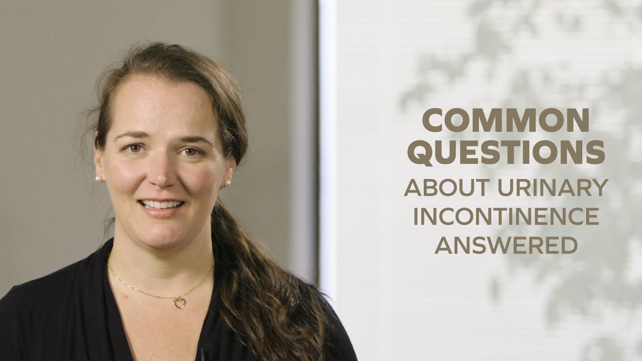 Common questions about urinary incontinence answered YouTube