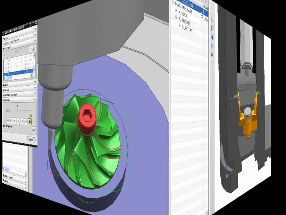 nx-cam-integrated-g-code-driven-simulation-youtube