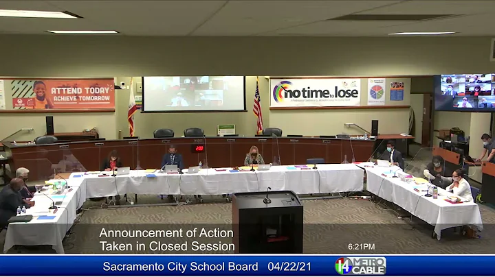 Sacramento City Unified School District - April 22, 2021