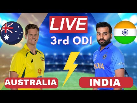 LiveScore: IND Vs AUS Live Score Today - 3RD ODI | India Vs Australia Live | India Live Match