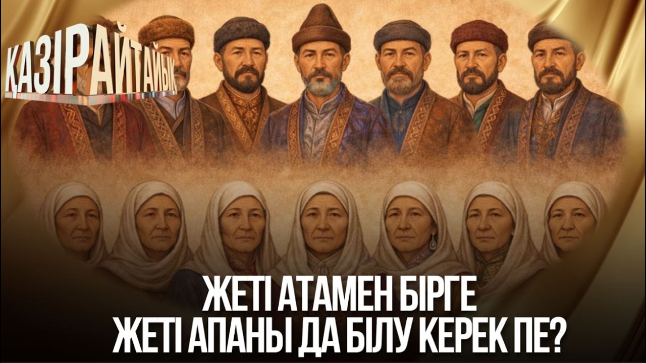 Жеті атамен бірге жеті апаны да білу керек пе? | «Қазір айтайық» ток-шоуы