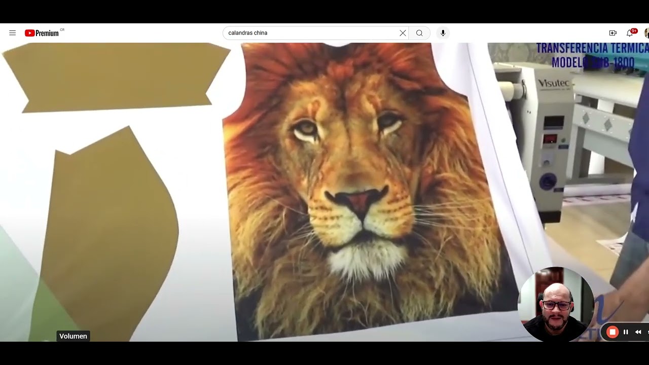 Que es una calandra de sublimación?