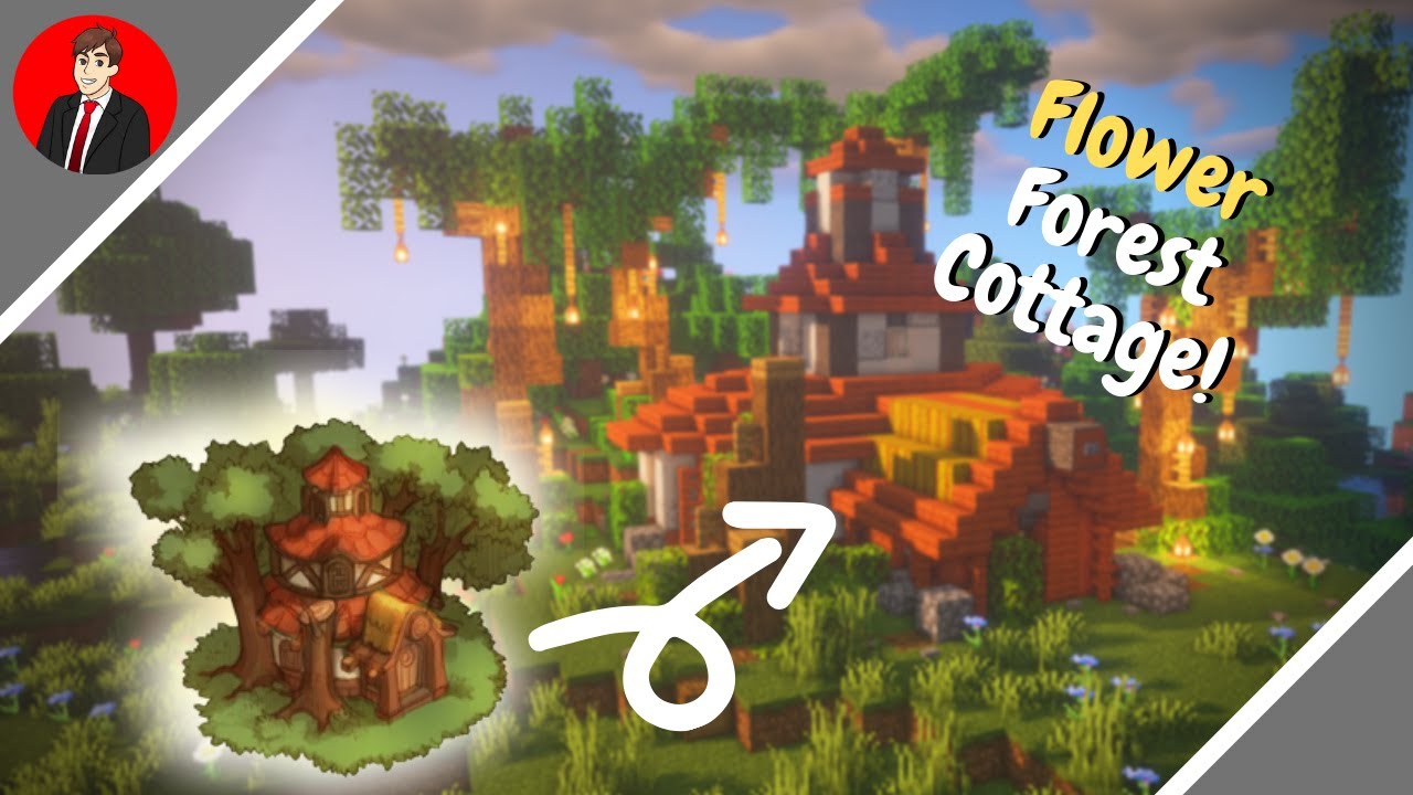 Flower Forest Cottage Build! Minecraft Timelapse YouTube