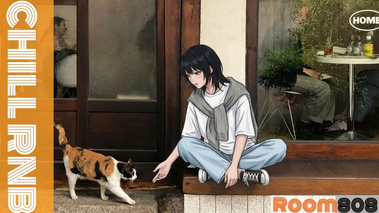 Chill R&B for Lazy Afternoons 🐈 Cafe Cat & Chill Vibes