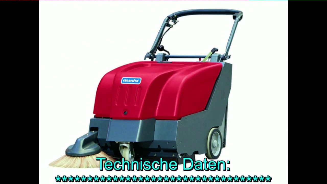 Подметальная машина Cleanfix KS 650 IBC - YouTube