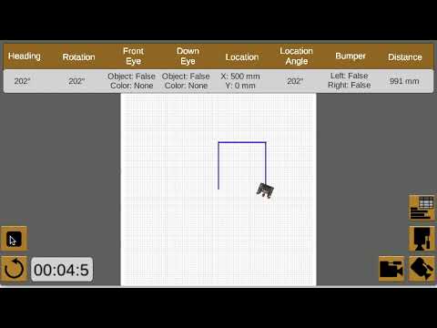 Drawing blue square on Vex VR