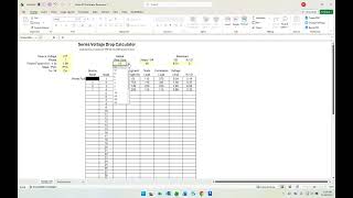 Series Voltage Drop Calculator - Quick Start screenshot 5