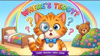 Title🧸 Milo's Lost Teddy Bear! 🐱💛 | Cute Friendship Adventure for Kids