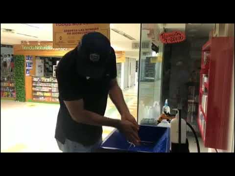 Visita de verificación de protocolos de  bioseguridad del comercio del centro de Barranquilla