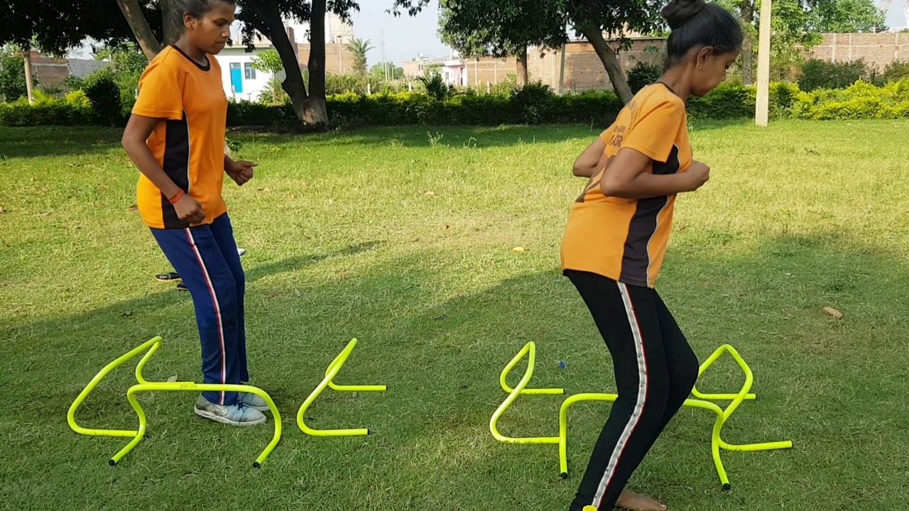 Hurdle traning drill/adjustable/hurdle drill for speed YouTube