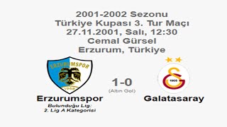 Erzurumspor 1-0 Galatasaray Den Goal Hd 27.11.2001 - 2001-2002 Turkish Cup 3Rd Round Pm Cmm