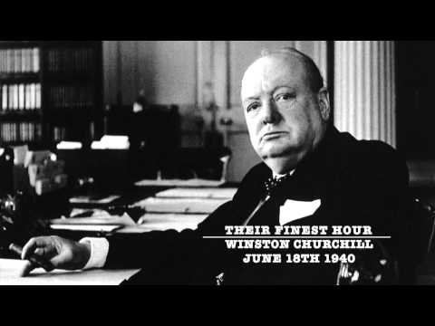 Winston Churchill, 'Their Finest Hour' Speech - June 18, 1940