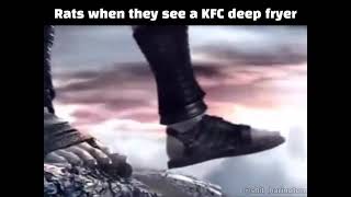 RATS WHEN THEY SEE A KFC DEEP FRYER